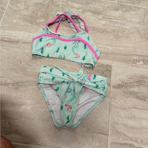 Sweethoney mermaid print bikini 5t